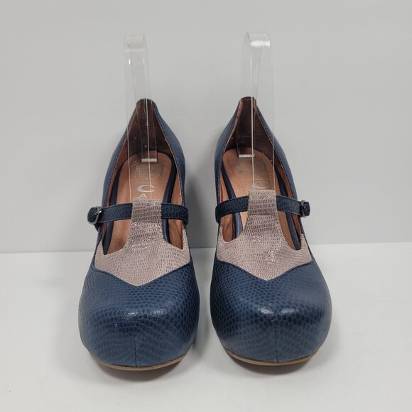 Jeffrey Campbell Ibiza Last Women's Blue Mary Jane Pumps US Size 8.5 - Picture 3 of 9